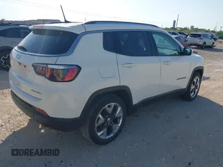 2020 Jeep Compass Limited with VIN 3C4NJCCB1LT123329, listed as a IAAI auction lot 42090488 with 117,187 mi miles and . Bid and sale history available at DreamBid. Image 4.