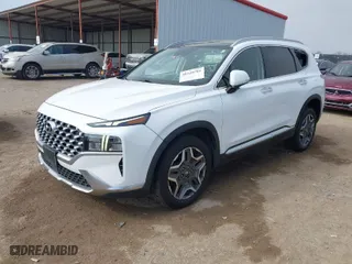 2022 Hyundai Santa Fe Hybrid SEL Premium with VIN KM8S3DA15NU034056, listed as a IAAI auction lot 41520781 with 67,816 mi miles. Bid and sale history available at carsss.com. Image 2.
