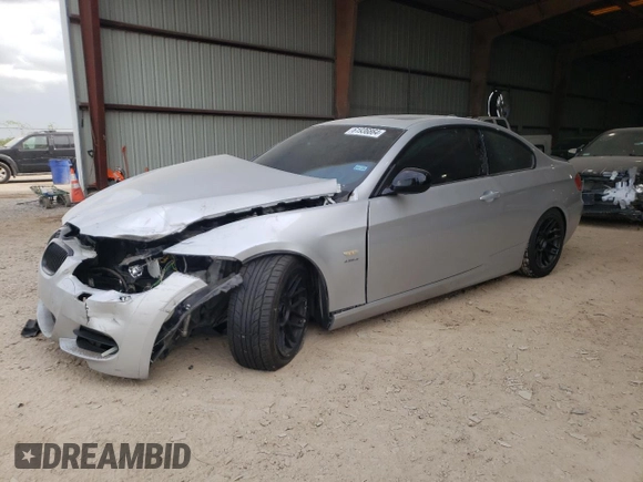 2011 BMW 3 Series 335is with VIN WBAKG1C50BE599437, listed as a Copart auction lot 61936864 with 165,046 mi miles and Salvage Title. Bid and sale history available at carsss.com. Image 1.