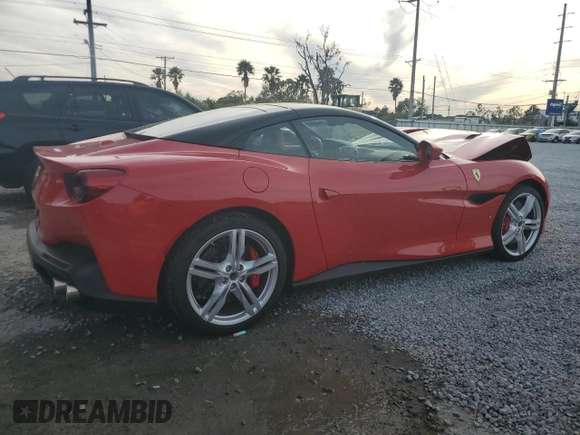 2019 Ferrari Portofino z VIN ZFF89FPA7K0241990, wystawiony jako Copart lot #87166084 z przebiegiem 5445 mil mil oraz Szkody całkowita. Historia ofert i sprzedaży dostępna na DreamBid. Obrazek 3.