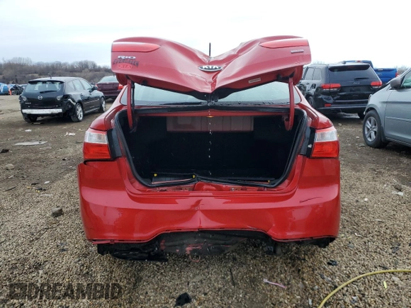 2015 Kia Rio LX with VIN KNADM4A34F6448489, listed as a Copart auction lot 50269865 with 62,934 mi miles and Salvage Title. Bid and sale history available at carsss.com. Image 6.