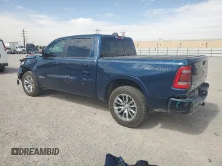 2021 Ram 1500 Laramie z VIN 1C6SRFJT3MN808479, wystawiony jako Copart lot #56600935 z przebiegiem 70 336 mil mil oraz Szkoda całkowita • Salvage title. Historia ofert i sprzedaży dostępna na DreamBid. Obrazek 2.