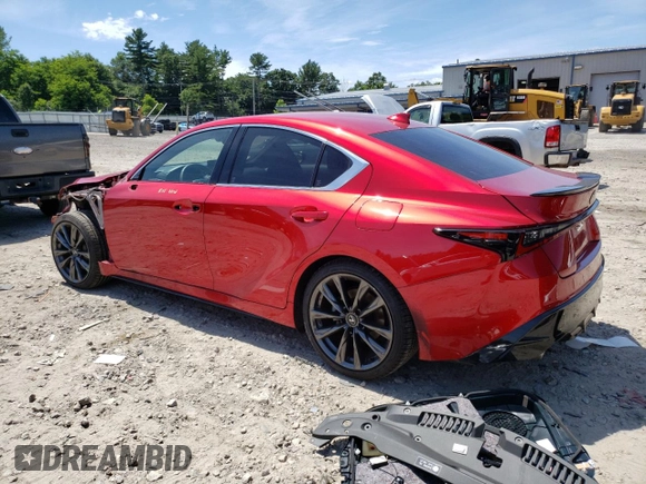 2023 Lexus IS with VIN JTHGZ1E2XP5029098, listed as a Copart auction lot 60492824 with 8,314 mi miles and Salvage Title. Bid and sale history available at carsss.com. Image 2.