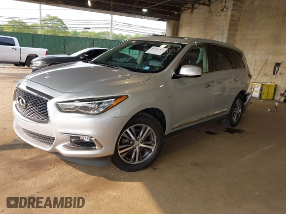 2020 Infiniti QX60 Luxe with VIN 5N1DL0MN4LC531229, listed as a IAAI auction lot 42389359 with 106,545 mi miles and . Bid and sale history available at DreamBid. Image 17.
