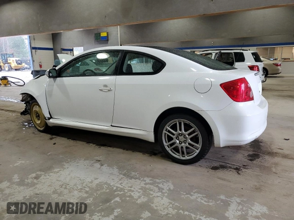 2007 Scion tC Spec with VIN JTKDE177770217883, listed as a Copart auction lot 50076665 with 211,705 mi miles and Salvage Title. Bid and sale history available at carsss.com. Image 2.
