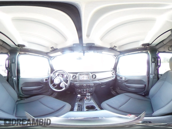 2021 Jeep Wrangler Unlimited Sport S with VIN 1C4HJXDN8MW523574, listed as a Copart auction lot 63010355 with 29,344 mi miles and Salvage title. Bid and sale history available at DreamBid. Image 15.