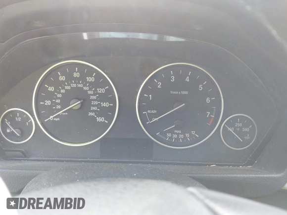 2015 BMW 3 Series 328i with VIN WBA3A5G55FNS90446, listed as a IAAI auction lot 41828658 with 124,867 mi miles. Bid and sale history available at carsss.com. Image 7.