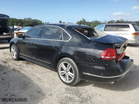 2013 Volkswagen Passat SEL Premium with VIN 1VWCM7A34DC052705, listed as a Copart auction lot 80663534 with 95,074 mi miles and Salvage Title. Bid and sale history available at carsss.com. Image 2.