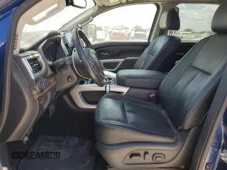 2020 Nissan Titan Platinum Reserve with VIN 1N6AA1EF7LN505610, listed as a Copart auction lot 66537654 with 53,471 mi miles and Salvage title. Bid and sale history available at DreamBid. Image 7.