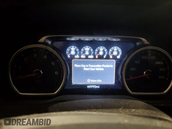 2022 Chevrolet Silverado 1500 High Country with VIN 1GCUYHED4NZ235024, listed as a Copart auction lot 87676305 with 44,990 mi miles and Salvage Title. Bid and sale history available at DreamBid. Image 9.