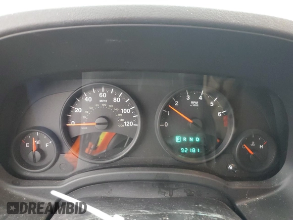 2012 Jeep Compass Latitude with VIN 1C4NJCEAXCD651896, listed as a Copart auction lot 86442794 with 92,181 mi miles and Salvage Title. Bid and sale history available at DreamBid. Image 9.