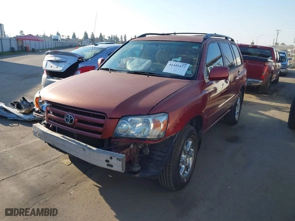 2006 Toyota Highlander w/3rd Row with VIN JTEDP21A060106758, listed as a IAAI auction lot 41441477 with 154,143 mi miles. Bid and sale history available at carsss.com. Image 2.