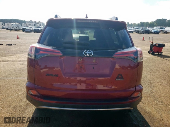 2018 Toyota RAV4 XLE with VIN 2T3RFREV7JW818661, listed as a Copart auction lot 65756615 with 56,369 mi miles and Salvage title. Bid and sale history available at DreamBid. Image 6.