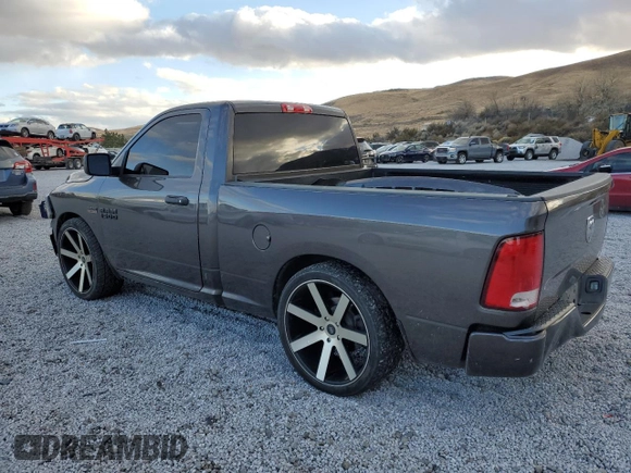 2018 Ram 1500 Express with VIN 3C6JR6AT4JG250464, listed as a Copart auction lot 81504004 with 44,810 mi miles and Salvage title. Bid and sale history available at DreamBid. Image 2.