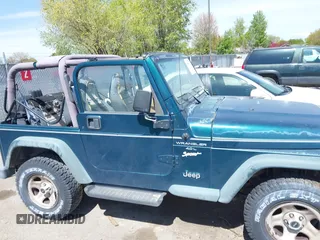 1997 Jeep Wrangler Sport with VIN 1J4FY19S4VP539226, listed as a IAAI auction lot 42096161 with 1 mi miles. Bid and sale history available at carsss.com. Image 6.