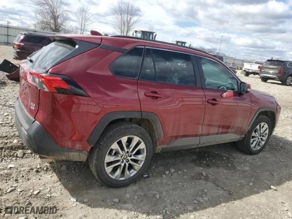 2024 Toyota RAV4 XLE Premium with VIN 2T3A1RFV0RW478467, listed as a Copart auction lot 52505305 with 7,367 mi miles and Salvage Title. Bid and sale history available at carsss.com. Image 3.