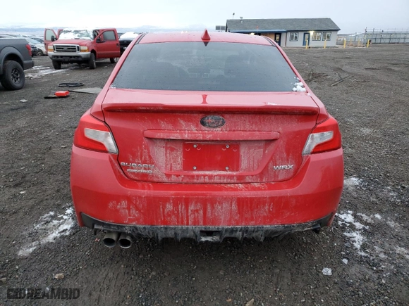 2017 Subaru WRX Premium with VIN JF1VA1E64H9837319, listed as a Copart auction lot 86431384 with 0 mi miles and Salvage Title. Bid and sale history available at carsss.com. Image 6.