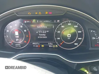 2019 Audi Q7 Prestige with VIN WA1VAAF73KD015756, listed as a IAAI auction lot 41868717 with 49,227 mi miles. Bid and sale history available at carsss.com. Image 7.
