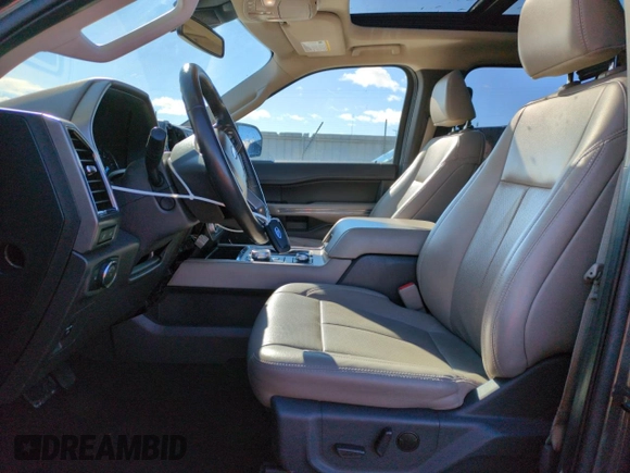 2021 Ford Expedition Max XLT with VIN 1FMJK1JT7MEA37984, listed as a Copart auction lot 43657695 with 38,259 mi miles and Salvage Title. Bid and sale history available at DreamBid. Image 7.
