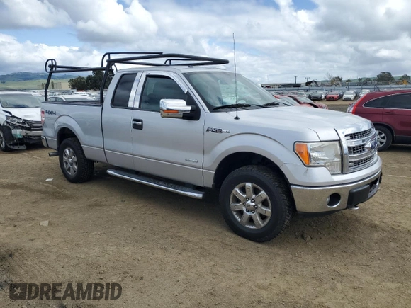 2013 Ford F-150 XL with VIN 1FTFX1ET9DFC77344, listed as a Copart auction lot 51099545 with 140,615 mi miles and Salvage Title. Bid and sale history available at carsss.com. Image 4.