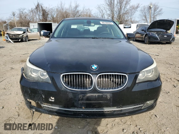 2008 BMW 5 Series 528i with VIN WBANU53588CT12038, listed as a Copart auction lot 48706625 with 143,918 mi miles and Salvage Title. Bid and sale history available at carsss.com. Image 5.