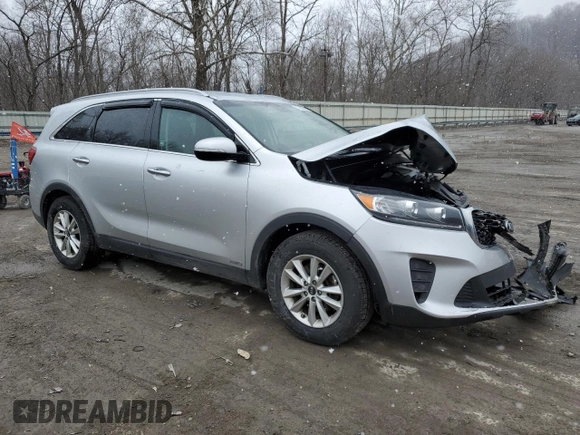 2019 Kia Sorento LX with VIN 5XYPGDA59KG544134, listed as a Copart auction lot 50626655 with 84,357 mi miles and Salvage Title. Bid and sale history available at DreamBid. Image 4.