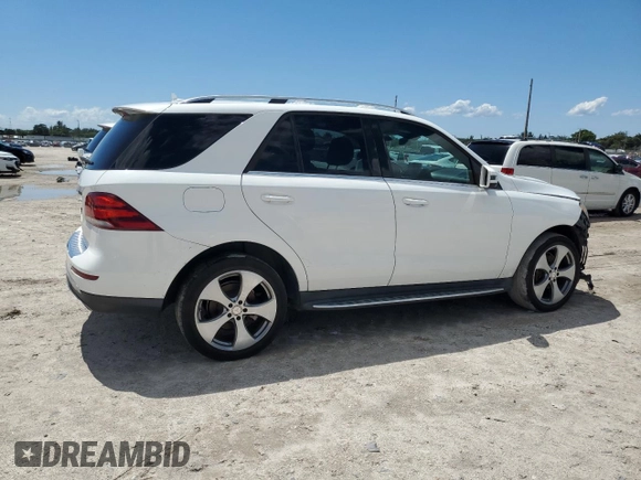2016 Mercedes-Benz GLE 350 with VIN 4JGDA5JB1GA740362, listed as a Copart auction lot 56634105 with 107,992 mi miles and Salvage title. Bid and sale history available at DreamBid. Image 3.