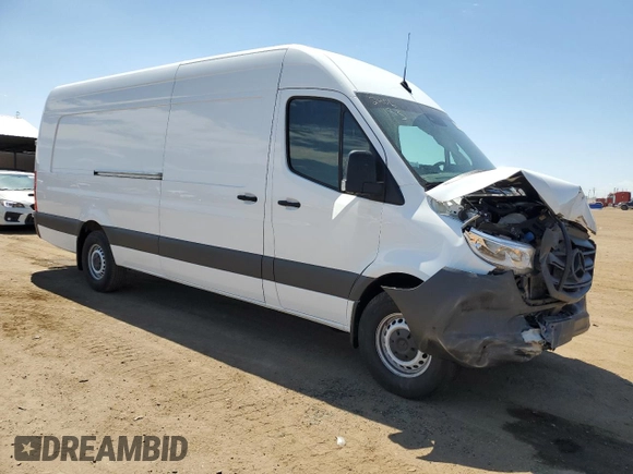 2022 Mercedes-Benz Sprinter with VIN W1Y4EDHY3NT114743, listed as a Copart auction lot 64815494 with Not Provided miles and Salvage Title. Bid and sale history available at DreamBid. Image 4.