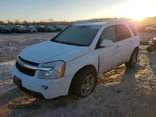 2008 Chevrolet Equinox LTZ with VIN 2CNDL83F386323688, listed as a Copart auction lot 42043335 with 128,763 mi miles and Salvage Title. Bid and sale history available at carsss.com. Image 1.