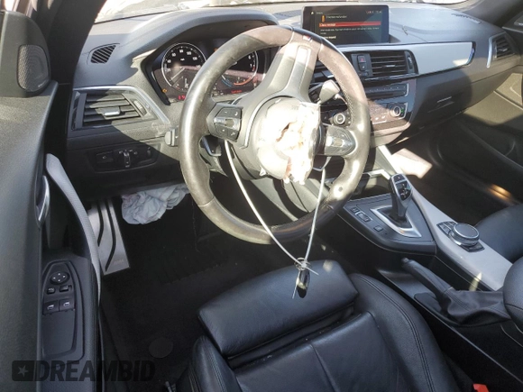 2018 BMW 2 Series 230i with VIN WBA2J1C56JVD09687, listed as a Copart auction lot 46861805 with 79,146 mi miles and Salvage Title. Bid and sale history available at carsss.com. Image 8.