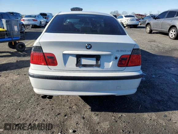 2003 BMW 3 Series 330xi with VIN WBAEW53433PG22202, listed as a Copart auction lot 83300654 with 127,120 mi miles and Salvage Title. Bid and sale history available at carsss.com. Image 6.