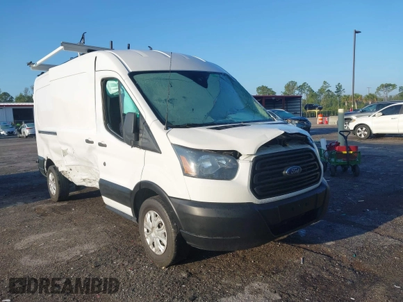2019 Ford Transit with VIN 1FTYR2CM5KKA87758, listed as a IAAI auction lot 41878097 with 95,710 mi miles. Bid and sale history available at carsss.com. Image 12.