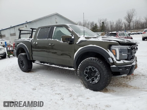 2024 Ford F-150 Raptor with VIN 1FTFW1RJ7RFA47966, listed as a Copart auction lot 88362085 with 14,783 mi miles and Salvage Title. Bid and sale history available at DreamBid. Image 4.