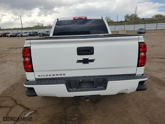 2018 Chevrolet Silverado 1500 Custom with VIN 3GCUKPECXJG332841, listed as a Copart auction lot 54624135 with 119,228 mi miles and Clean Title. Bid and sale history available at carsss.com. Image 6.