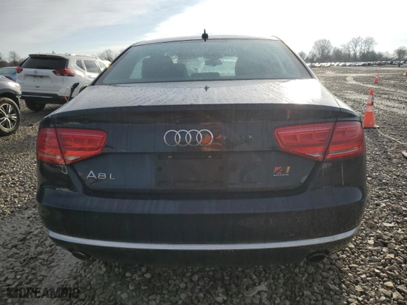 2014 Audi A8 L 3.0T with VIN WAURGAFD5EN009612, listed as a Copart auction lot 49860895 with 170,973 mi miles and Salvage Title. Bid and sale history available at carsss.com. Image 6.