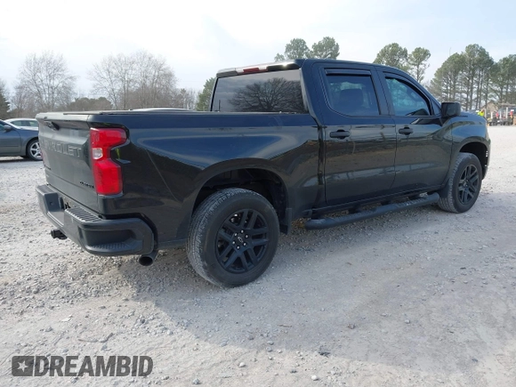 2022 Chevrolet Silverado 1500 Custom with VIN 1GCPABEK2NZ510094, listed as a IAAI auction lot 41716750 with 45,366 mi miles and . Bid and sale history available at DreamBid. Image 4.