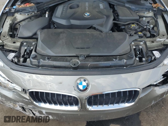 2018 BMW 3 Series 330i xDrive with VIN WBA8D9C54JEM33941, listed as a Copart auction lot 59501545 with 46,016 mi miles and Salvage title. Bid and sale history available at DreamBid. Image 11.