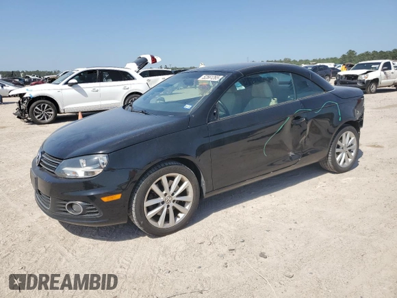 2012 Volkswagen Eos Komfort с VIN WVWBW7AH7CV007183, выставлен на аукционе Copart как лот 52561265 с пробегом 126 262 миль миль и Списание • Salvage title. История ставок и продаж доступна на DreamBid. Изображение 1.