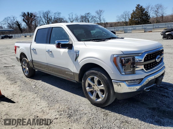 2022 Ford F-150 XL with VIN 1FTFW1ED8NFA41264, listed as a Copart auction lot 47082855 with 21,784 mi miles and Salvage Title. Bid and sale history available at carsss.com. Image 4.