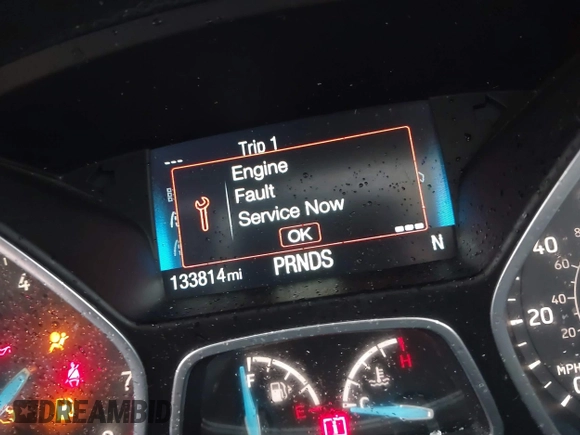2017 Ford Focus SEL with VIN 1FADP3H29HL312631, listed as a IAAI auction lot 41226591 with 133,814 mi miles. Bid and sale history available at carsss.com. Image 16.
