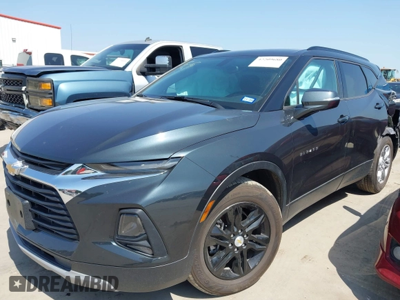 2019 Chevrolet Blazer z VIN 3GNKBDRS7KS590179, wystawiony jako IAAI lot #42209680 z przebiegiem 50 345 mil mil oraz . Historia ofert i sprzedaży dostępna na DreamBid. Obrazek 2.