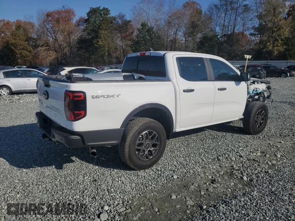 2024 Ford Ranger XLT with VIN 1FTER4GH5RLE37387, listed as a Copart auction lot 81362924 with 1,433 mi miles and Salvage Title. Bid and sale history available at DreamBid. Image 3.
