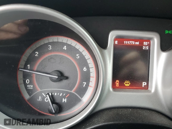 2014 Dodge Journey R/T with VIN 3C4PDDFG4ET117900, listed as a Copart auction lot 80911244 with 111,773 mi miles and Clean title. Bid and sale history available at DreamBid. Image 9.