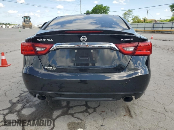 2016 Nissan Maxima SV with VIN 1N4AA6AP5GC901055, listed as a Copart auction lot 54133175 with 105,277 mi miles and Salvage Title. Bid and sale history available at DreamBid. Image 6.