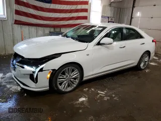 2022 Cadillac CT4 Premium Luxury with VIN 1G6DB5RK8N0118904, listed as a Copart auction lot 42116255 with 51,357 mi miles and Salvage Title. Bid and sale history available at carsss.com. Image 1.