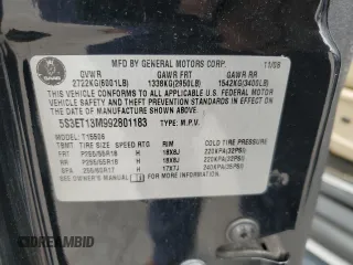 2009 Saab 9-7X 5.3i z VIN 5S3ET13M992801183, wystawiony jako Copart lot #75804174 z przebiegiem 133 318 mil mil oraz Szkoda całkowita • Salvage title. Historia ofert i sprzedaży dostępna na DreamBid. Obrazek 13.