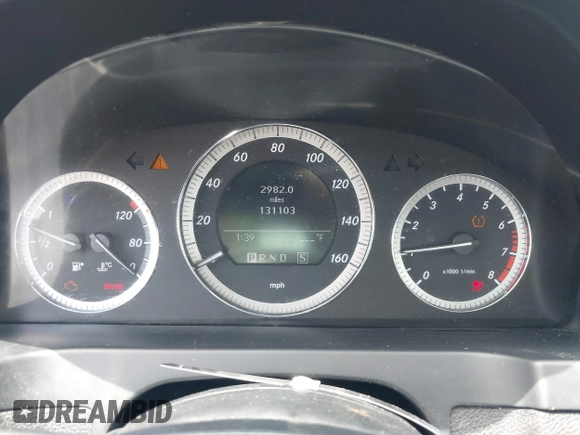 2009 Mercedes-Benz C 300 Sport with VIN WDDGF81X99F309358, listed as a IAAI auction lot 42634158 with 131,103 mi miles and . Bid and sale history available at DreamBid. Image 7.