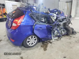 2013 Hyundai Accent GS with VIN KMHCT5AE9DU135340, listed as a Copart auction lot 50992305 with Not provided miles and Salvage title. Bid and sale history available at DreamBid. Image 3.
