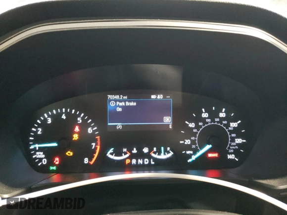 2020 Ford Escape S with VIN 1FMCU9F61LUB70605, listed as a Copart auction lot 58466065 with 70,348 mi miles and Salvage title. Bid and sale history available at DreamBid. Image 9.
