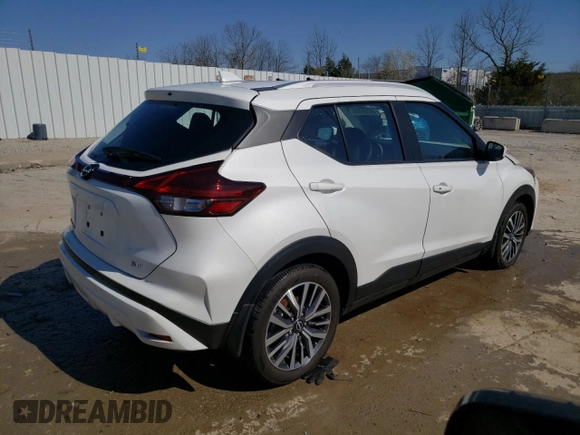 2024 Nissan Kicks SV with VIN 3N1CP5CV4RL473237, listed as a Copart auction lot 49705405 with 19,768 mi miles and Salvage Title. Bid and sale history available at DreamBid. Image 3.
